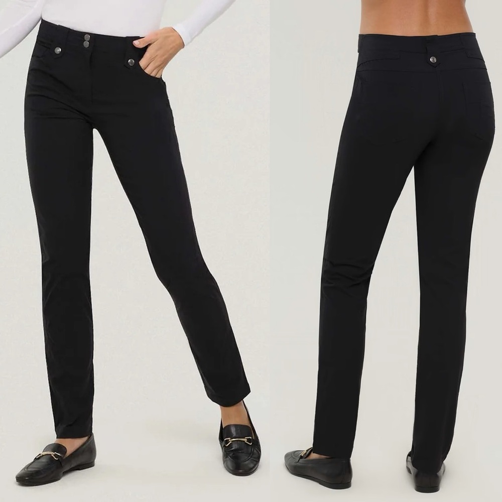Anatomie The Skyler Black Slim Leg Travel Pants